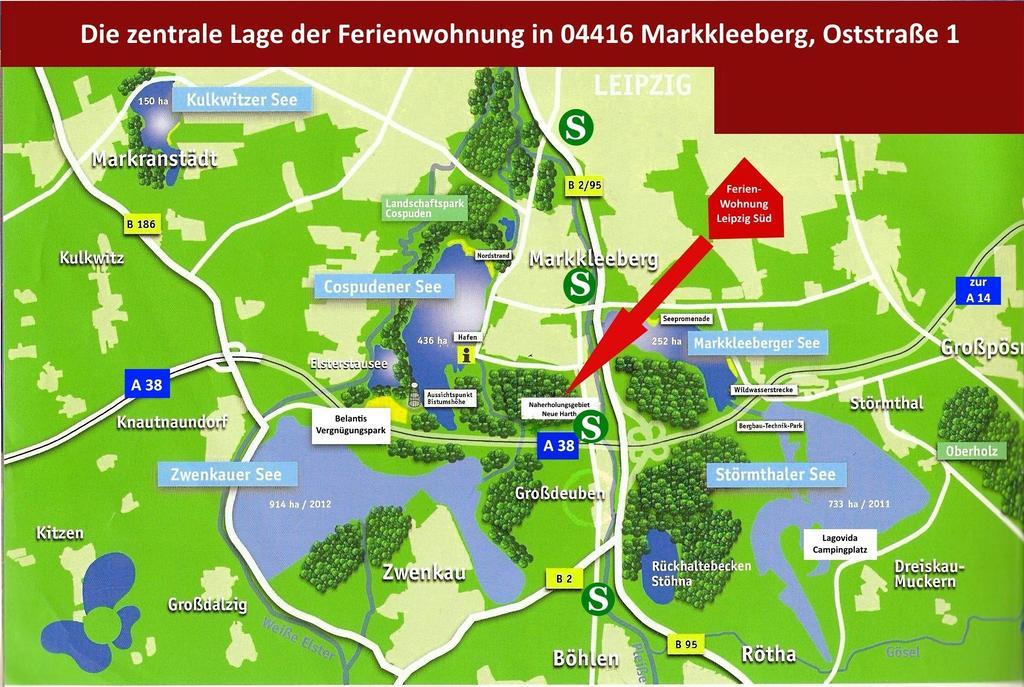 Ferienwohnung Leipzig Sued Марклеберг Номер фото